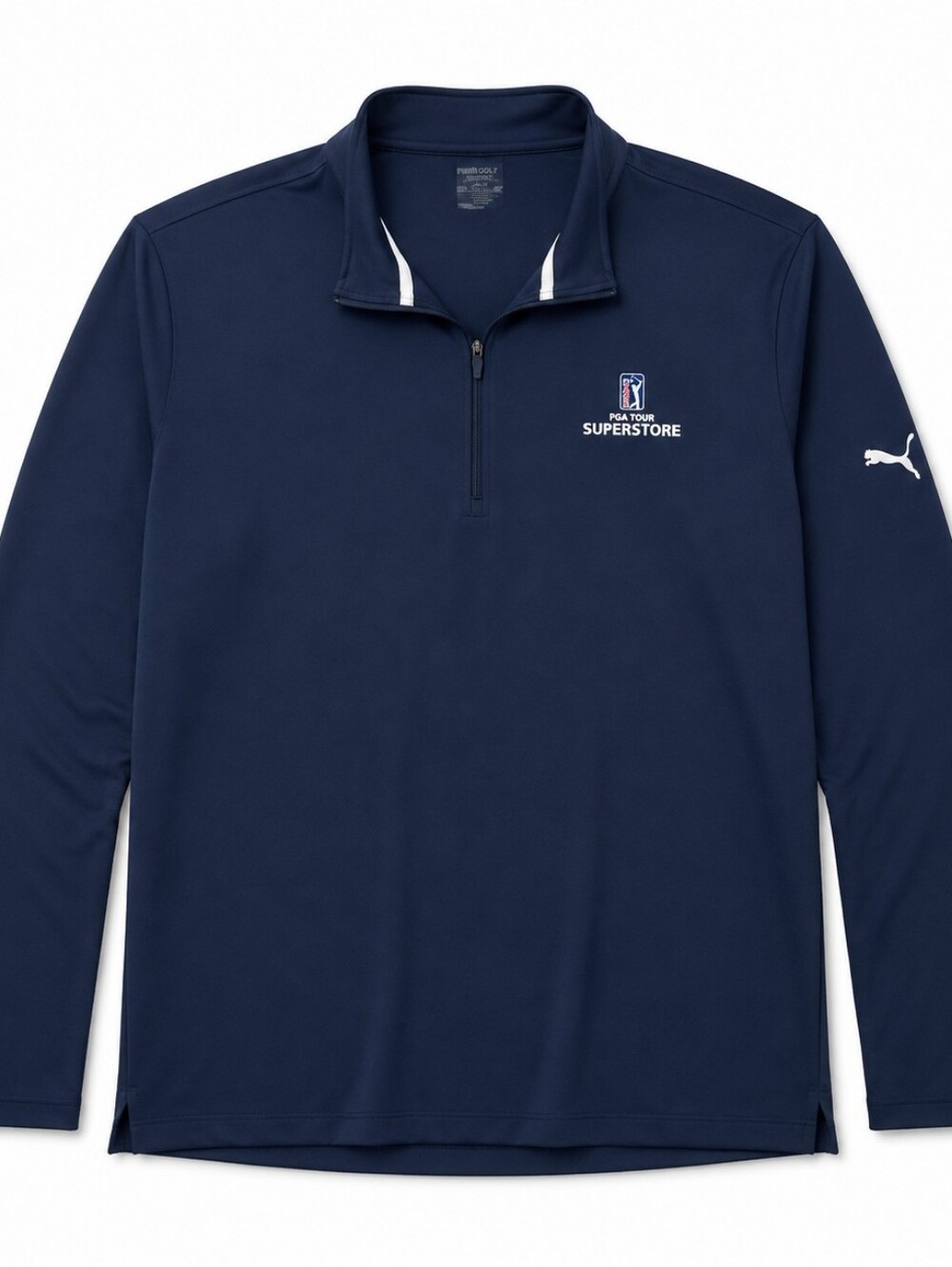 Puma PGA Tour Superstore Navy Golf Quarter-Zip Pullover 2XL